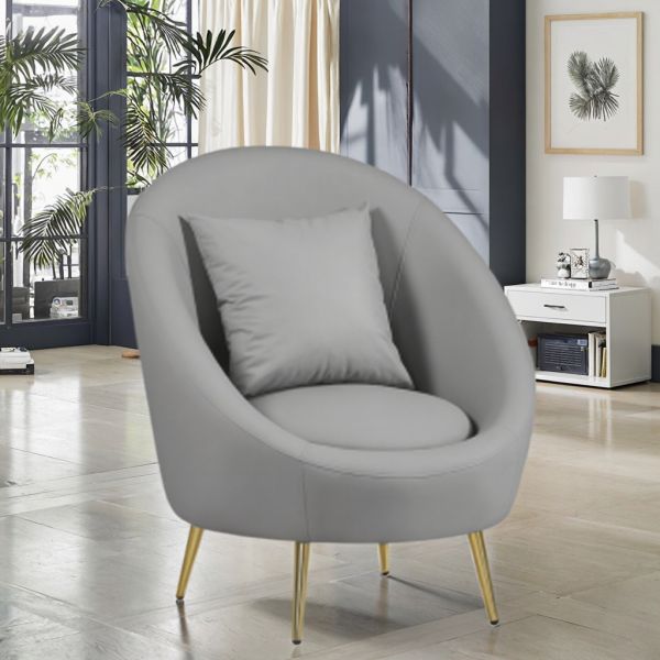 Modern Luxury Extendable Lounge Single Seater Sofa Accent Chair Living Room Warehouse Use Beauty Backrest Lazy Chair