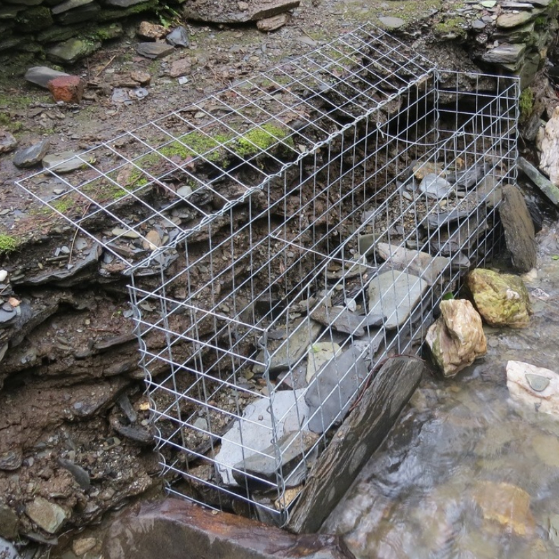 камень Gabion сваренной сетки 3mm гальванизировал Multi подпорную стенку сети размера