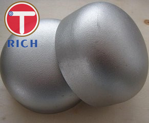 Customized Stainless Steel Pipe Caps High Precision With 21.3 - 610mm OD