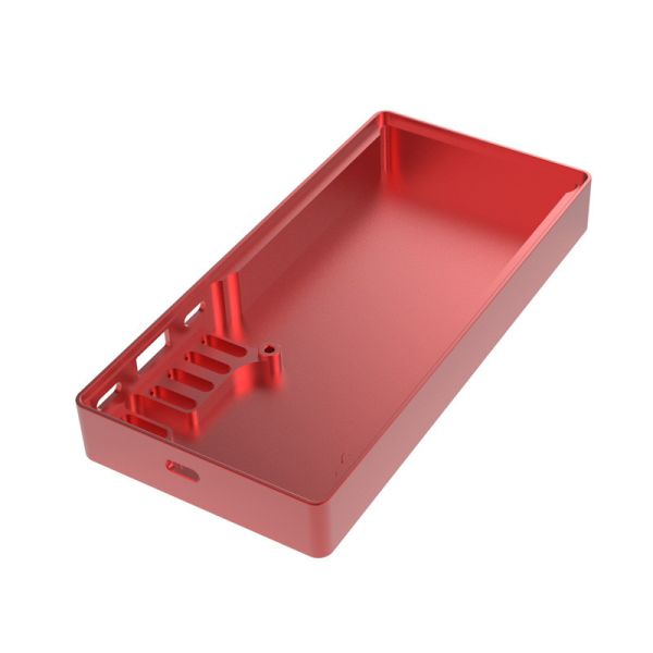 Подгонянный раковины заряжателя квадрата анод бесконечной поверхностный и подвергать механической обработке CNC филируя алюминиевый