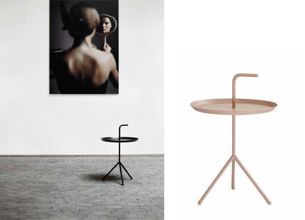 Hay Dlm Round Metal Coffee Table Simple Living Room Furniture Optional Colors