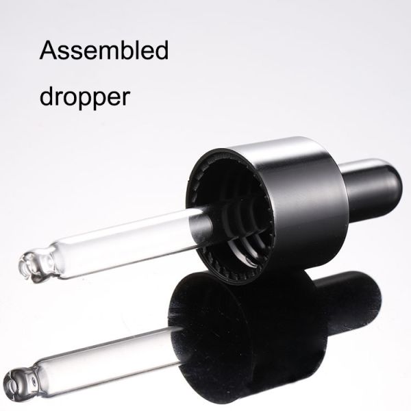 1oz 2oz 15ml 30ml 50ml Amber Empty Angled Shoulder Glass Dropper Essential Oil Bottle Packing Logo Customized Accepted