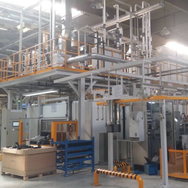 Automatic Ceramic Coating Production Line Aluminium Anodizing Spray Paint Equipment