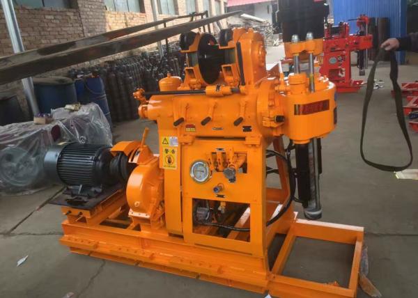 200 m Depth Water Well Drilling Equipment , Core Drilling Rig Diesel Power