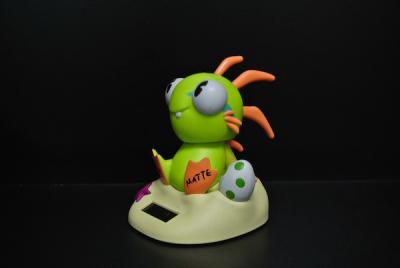 Lovely Style Solar Small Electronic Toys , Electronic Animal Toys Shake Head 10CM