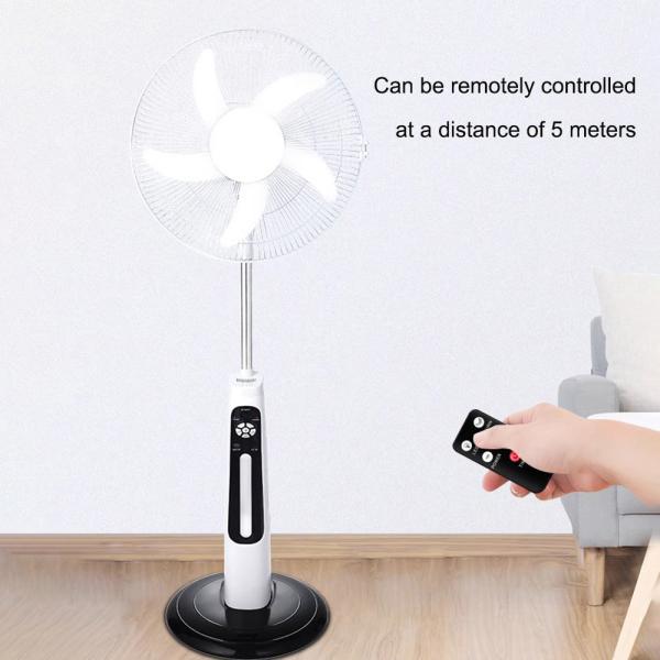 Prix d'usine Grande qualité 16/18 pouces 12V électrique ventilateurs solaires rechargeables Ventilateur de sol