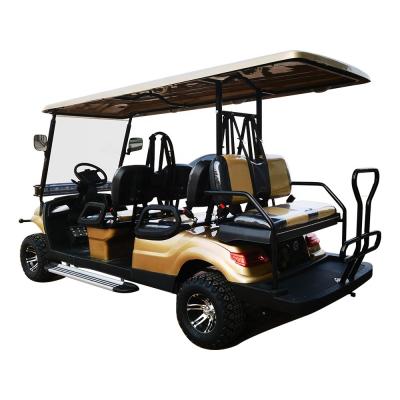 Carrinho de golfe de limusine para passeios turísticos com controle remoto 4 6 8 lugares com peso de 1.000 kg
