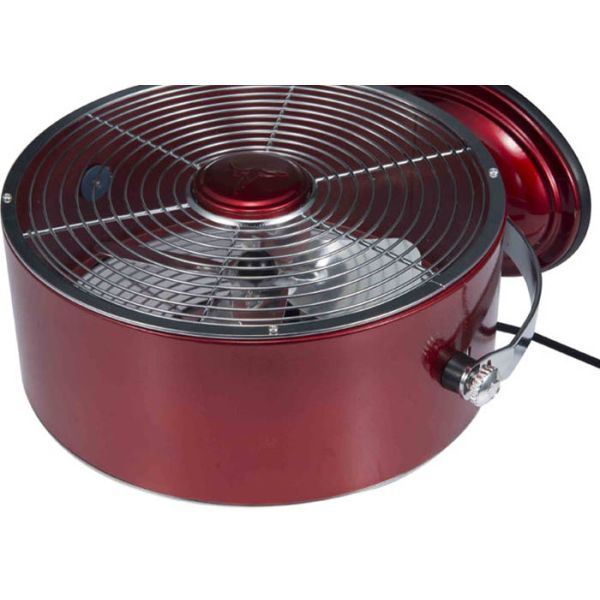 Easy Moving Pink Antique Electric Table Fan 110V 60Hz 4 Blade Brushed Copper