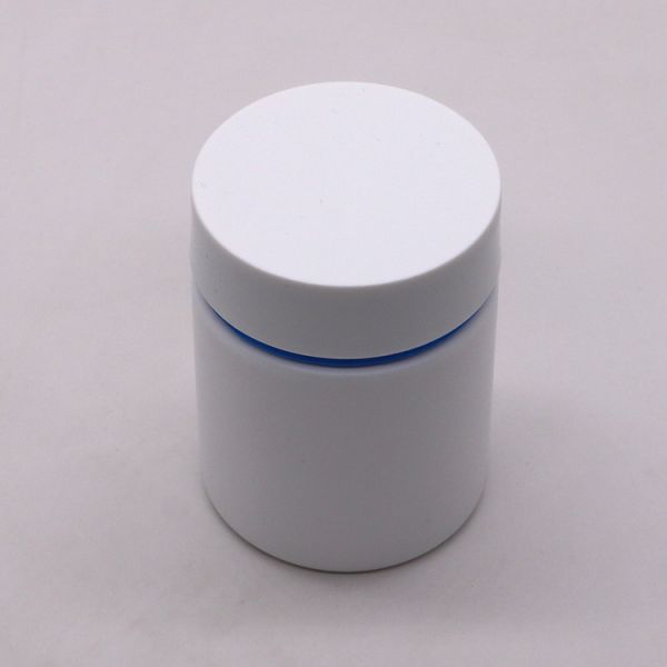 Bouteille médicinale en plastique HDPE de 100 ml Bouteille ronde droite pour capsules Porteur de comprimés