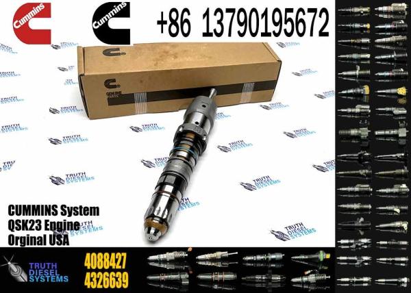 QSK45/QSK60 6D170 Injecteur de carburant diesel QSK23 4326780 4088427 4087893 4001813 4010025 4076533 4088431 4087889 4062090 407