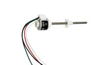 1.8 motor paso a paso, micro motor paso a paso lineal de 15 mm de diámetro con tornillo de avance de 5 VCC bipolar con deslizador de plástico