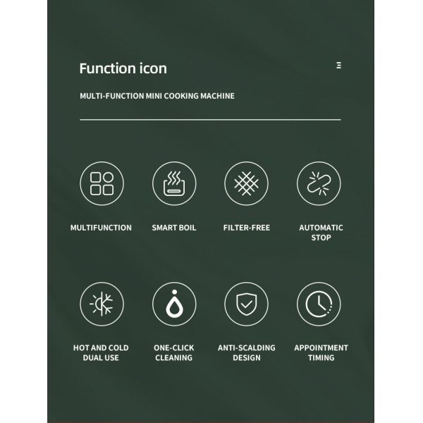 Small Automatic Choppers Meat Grinders Juicers 350ml 400W Filter Free Stirring 130W