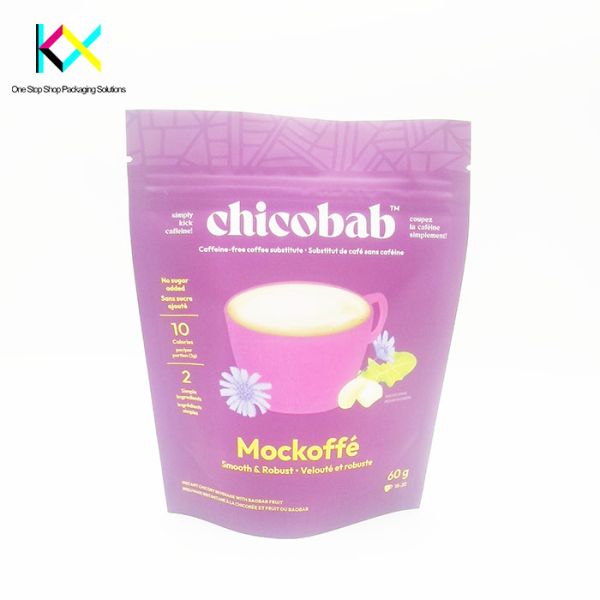 Plastic Matte Heat Seal Packaging Bags 60g Printed Resealable Pouches