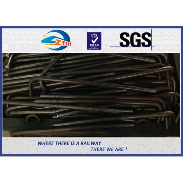 En forma de L o J formado dobló los pernos de ancla con final llano o caliente sumergidos galvanizado