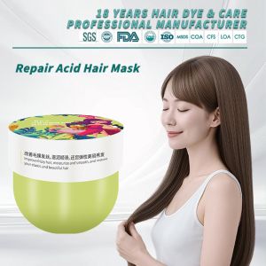 Wholesale Acid Hair Mask 500ml Plant Based Scent Deep Nourish Smooth Shine Salon Use OEM ODM