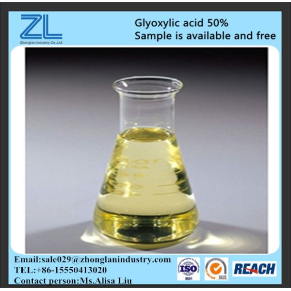 50% liquid oxoethanoic acid,CAS NO.:298-12-4