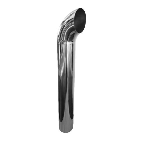SS201 Semi Duty Truck Deer Guard Diesel Exhaust Stack Hand Polishing