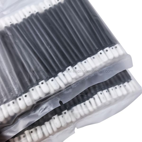 Double Headed Dust Free Sponge Wiping Rod Precision Electronic Dust Removal Purification Cotton Swab