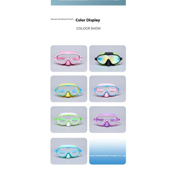 Fog Resistance Children'S Swimming Goggles Silicone Swimming Goggles With Electroplated