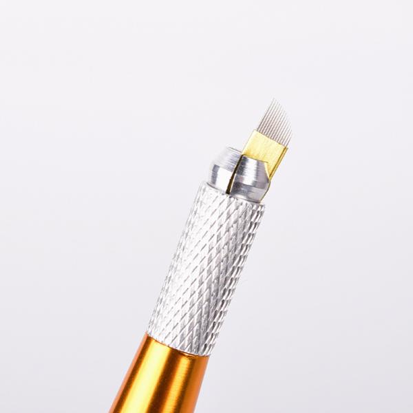 Medical Grade Stainless Steel Microblading Needle 0.25mm Thickness 12F/14F/18U Model 500pcs/Box for Permanent Makeup