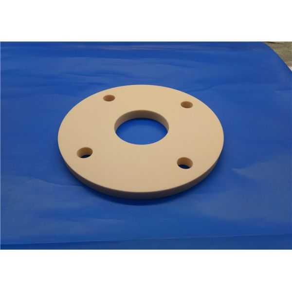 Customized 97% Alumina Large Ceramic Disk / Al2o3 Bunner Plates