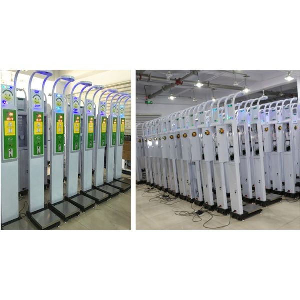 Steel Coin-Operated Height and Weight Measuring Machine with Packing Size 104*34*35cm