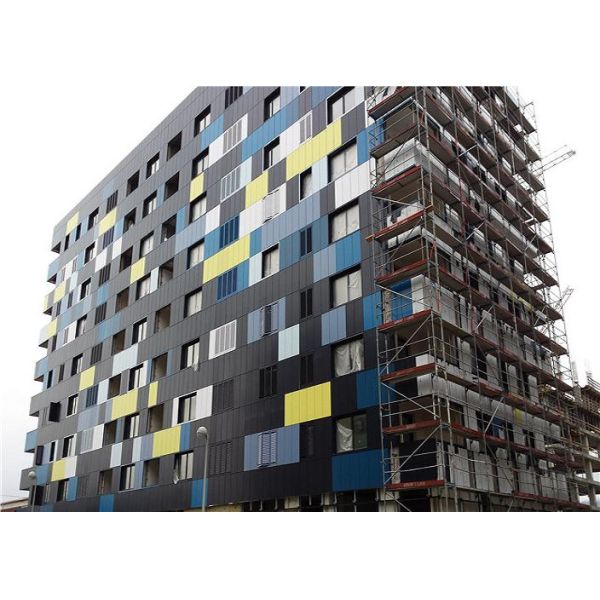 Fire Retardant 4X8ft Aluminum Composite Insulated Curtain Wall Panels Mirror Surface