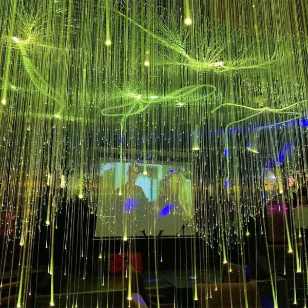 Custom RGBW Star Ceiling Twinkle Stage Lights Optic Fiber Engine Waterfall APP Remote Controller Lighting LED Fiber Optic Lights