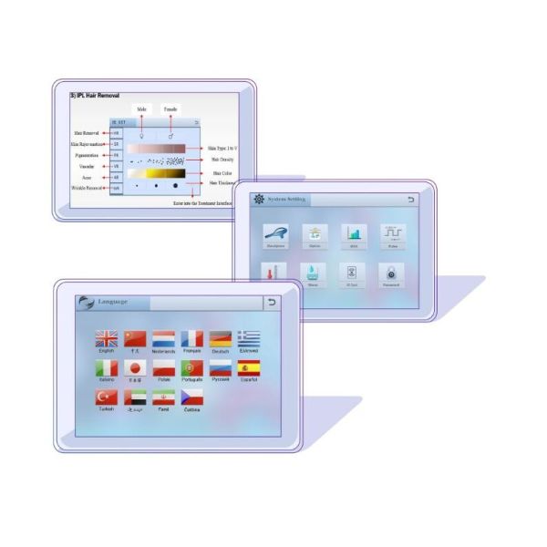 1064nm Long Pulse SHR Hair Removal Machine Q Switch Nd Yag Laser For Tattoo Removal