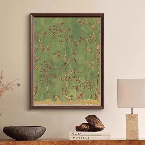 Modern Oil Painting on Canvas Stylish Digital Print Flower Wall Decoration for Hotel