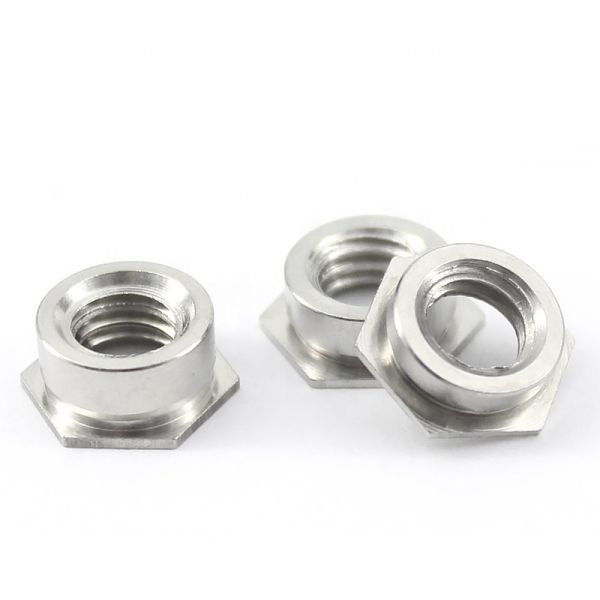 Customized Self Locking Hexagon Clinch Nuts Flush Mount Nuts Stainless Steel