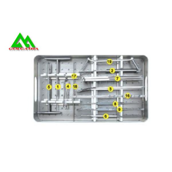 Antibacterial Facial Surgery Instrument Kit , Orthopedic Plate Instruments Kit