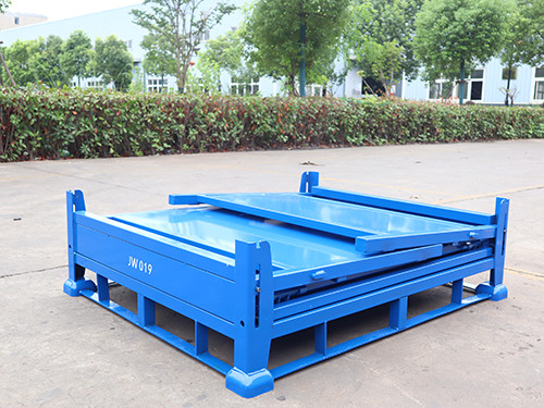 Замыкаемая клетка для хранения паллет Промышленные проволочные корзины Контейнеры из проволочной сетки