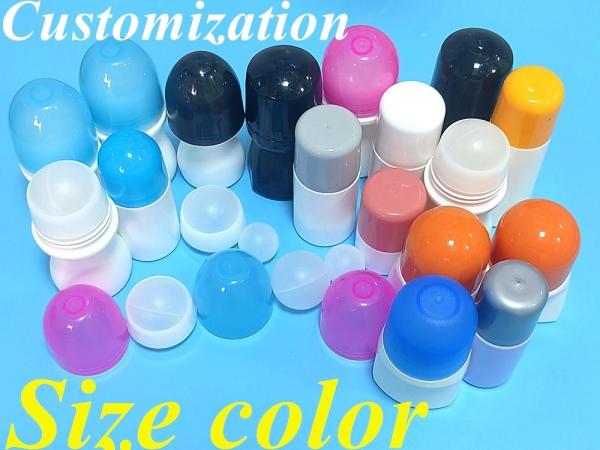 Odor Control Plastic Roll On Bottle HDPE For Women And Men