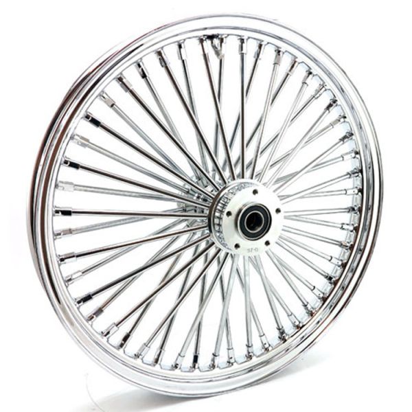 SPHC Steel Chrome Plated 21 Inch Double Disc Motorcycle Wheels for Harley Davidson