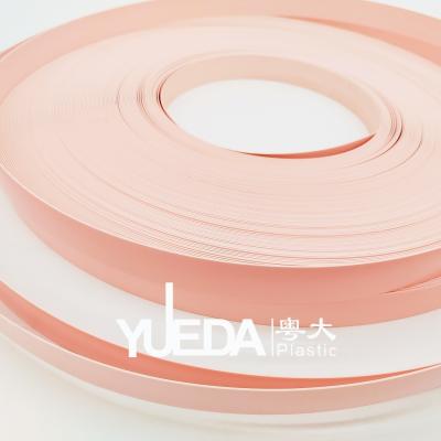 Light Pink Colored Edge Banding For Matching Furniture In Bedrooms Anti Scratches