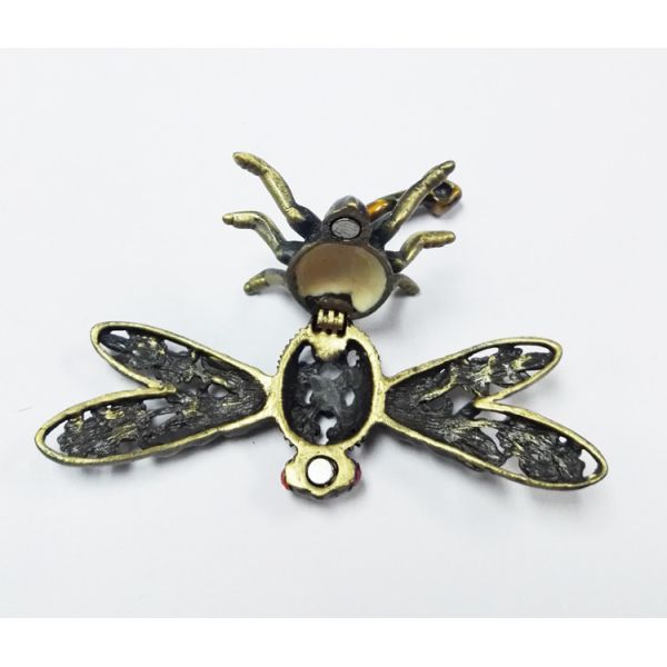 Fashion  Dragonfly Metal Jewelry Box Dragonfly trinket box
