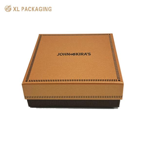 Luxury Chocolate Candy Packaging Lid Bottom Box Honeycomb Paper Christmas Gift Packing