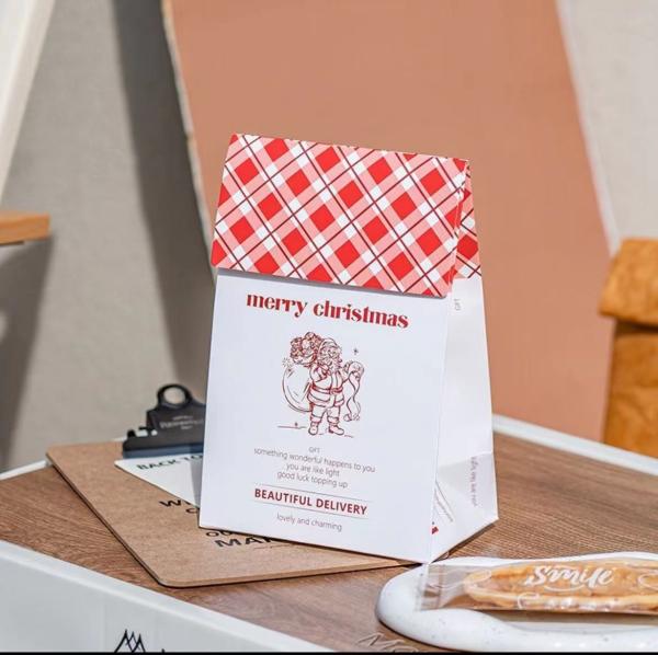 Saco de embalagem independente de Natal Leite Data Café Doces Caramelo Caixa de embalagem