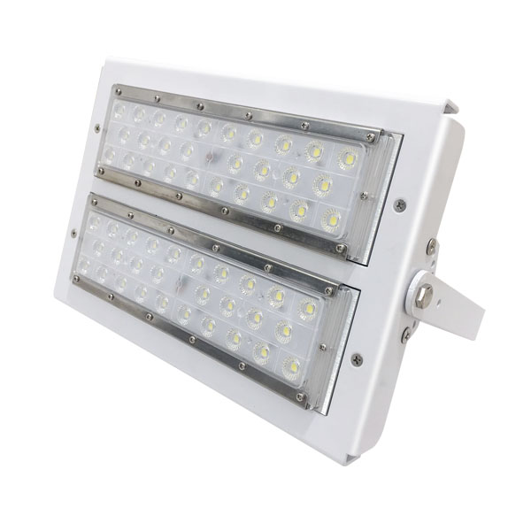 Модульные на открытом воздухе света потока 100w СИД IP66, несимметричный обломок приведенный светов потока SMD зоны 5050