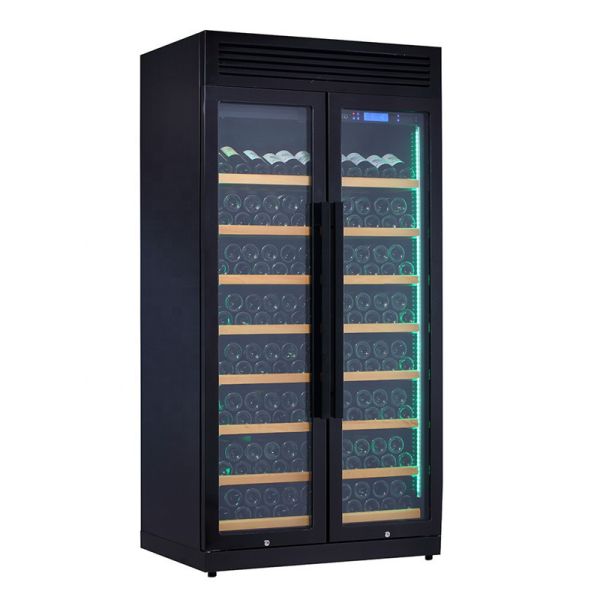 Wine Cooler Cabinet Stainless Steel Fridge with Digital Temperature Control Wine Cooler Cabinet Stainless Steel Fridge With Digital Temperature Control