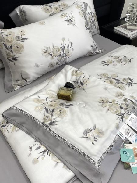 Padrões Nacionais Grau de Resistência à Cor 300TC/60S*60S Tencel Bedding Sets para o Mercado de Dubai