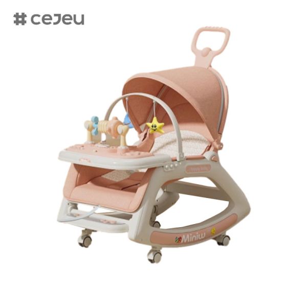 Для мальчиков и девочек, CJ-718-3, Успокаивающий стул, коаксический детский артефакт, 3 в 1, качающийся рисунок высокий рисунок стула фиксированный рисунок