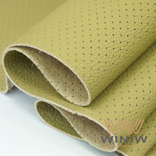 Perforated Textured PVC Synthetic Leather Automotive For Seat Covers