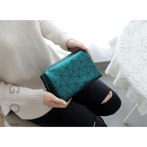 Portable lady large capacity simple waterproof travel small lipstick cosmetics storage makeup bags