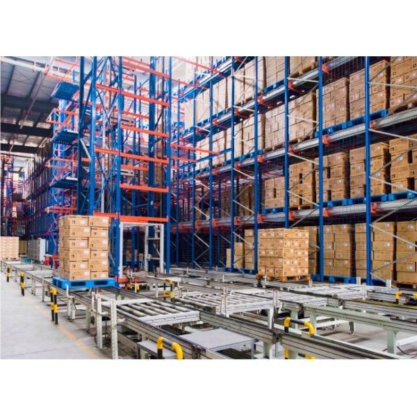 Two Way Radio Shuttle Cart And Carrier ASRS Automatic Storage And Retrieval System  Pallet Runner Rack System