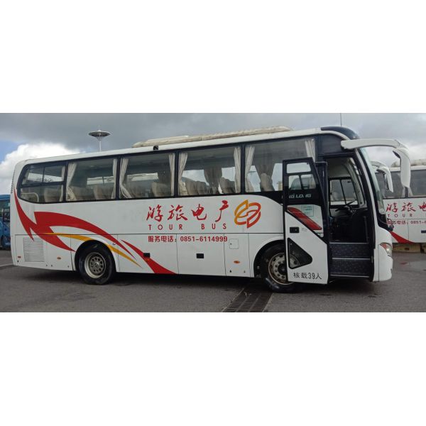 2015 Year Diesel 168kw Kinglong XMQ6898 Used Coach Bus 39/45 Seats Luxury Seats
