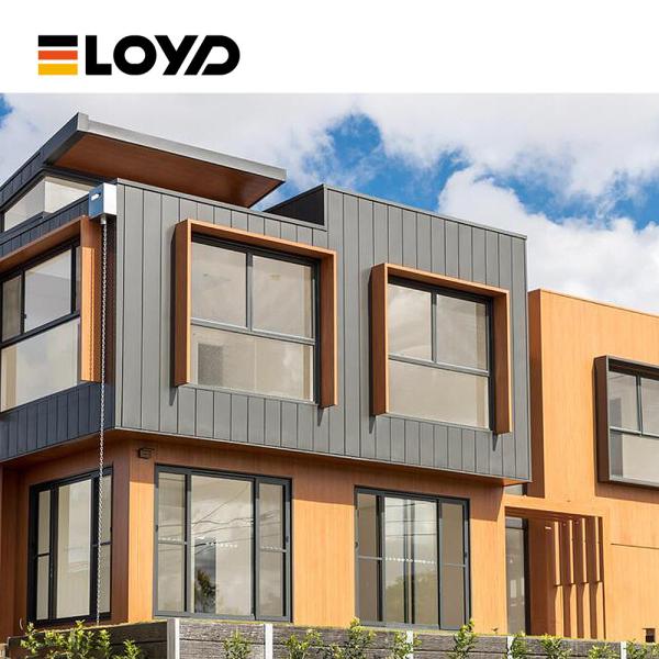 Edifício de Alumínio Metal Comercial Vidro Horizontal Deslizante