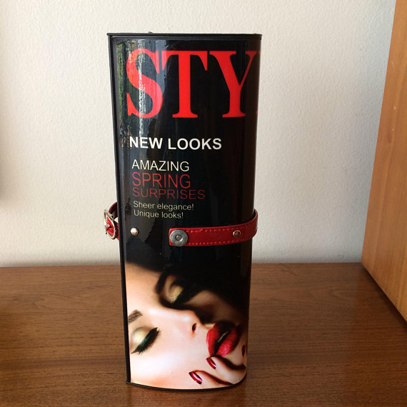 Magazine Purse 80’s Stylish Accessories Magazine Beauty Model Clutch or Over the Shoulder