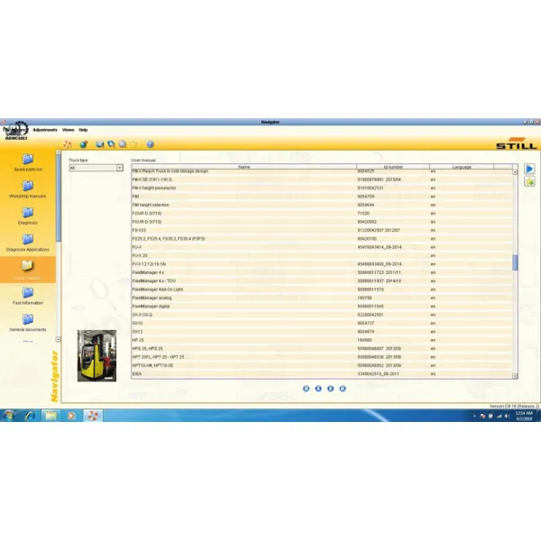 OEM Forklift Diagnostic Tool Still STEDS CANBOX 2 Scanner with Software and Multi-Language Support